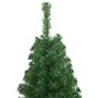 vidaXL Arbre de Noël artificiel avec branches épaisses vert 120 cm PVC