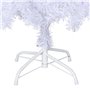 vidaXL Arbre de Noël artificiel avec branches épaisses blanc 120cm PVC