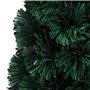 vidaXL Arbre de Noël artificiel mince et support 64 cm fibre optique