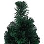 vidaXL Arbre de Noël artificiel mince et support 64 cm fibre optique