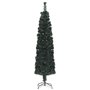 vidaXL Arbre de Noël artificiel mince et support 120 cm fibre optique