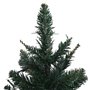 vidaXL Sapin de Noël artificiel pré-éclairé et supports vert 90 cm PVC