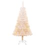 vidaXL Sapin de Noël artificiel pointes iridescentes Blanc 150 cm PVC