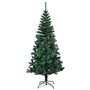 vidaXL Sapin de Noël artificiel pointes iridescentes Vert 180 cm PVC