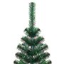 vidaXL Sapin de Noël artificiel pointes iridescentes Vert 180 cm PVC