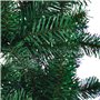 vidaXL Sapin de Noël artificiel pointes iridescentes Vert 180 cm PVC