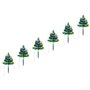 vidaXL Arbres d'allée de Noël 6 pcs avec LED multicolores 45 cm PVC