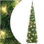 vidaXL Sapin de Noël artificiel escamotable 50 LED vert 120 cm