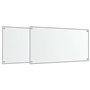 vidaXL Dosserets de cuisine 2 pcs transparent 80x40 cm verre trempé