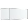 vidaXL Dosserets de cuisine 2 pcs transparent 80x50 cm verre trempé