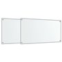 vidaXL Dosserets de cuisine 2 pcs transparent 80x60 cm verre trempé