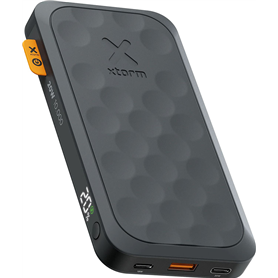 Powerbank Fuel Serie 5 USB A+C+C Power Delivery 10000mAh Noire - 100% Plastique recyclé Xtorm