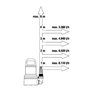 Pompe d'évacuation pour eaux claires 9000 - GARDENA - 9030-20 - 300W - Démarrage/arret automatiques