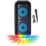 Enceinte Karaoké lumineuse - INOVALLEY - KA22-BTH - Bluetooth V5.0 - 49 cm - 500 W - Noir