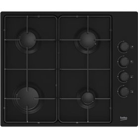 Beko HIGG 64123 SB plaque Noir Intégré 60 cm Gaz 4 zone(s)