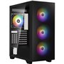 Boîtier PC - BITFENIX - Flow (Noir) - Moyen tour - Format ATX - Sans alimentation