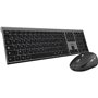 Clavier + souris - BLUESTORK - sans fil - Grapheme - Noir - PACK-WL-PC-BK/FR