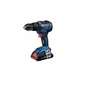 Perceuse-visseuse a percussion Bosch Professional GSB 18V-55 (28/55/- Nm) + 2 batteries 2