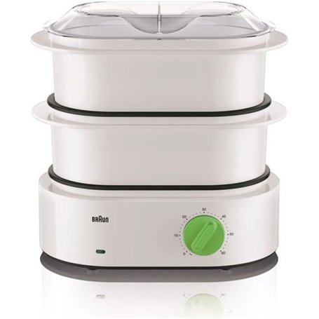 Braun FS 3000 cuiseur vapeur 2 Nombre de paniers Comptoir 850 W Vert