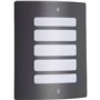 Applique murale extérieure Todd - BRILLIANT - H29cm - Anthracite - 60W - Lignes galbées