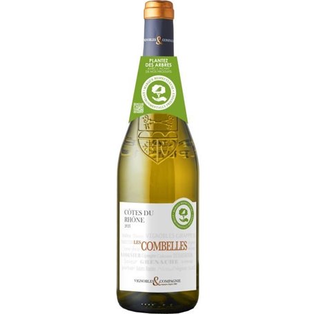 Les Combelles 2021 Côtes du Rhône - Vin blanc de la Vallée du Rhône