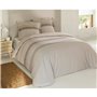 VISION Parure de couette Anthony - 100% coton - 200 x 200 cm- Beige