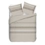 VISION Parure de couette Anthony - 100% coton - 240 x 260 cm - Beige