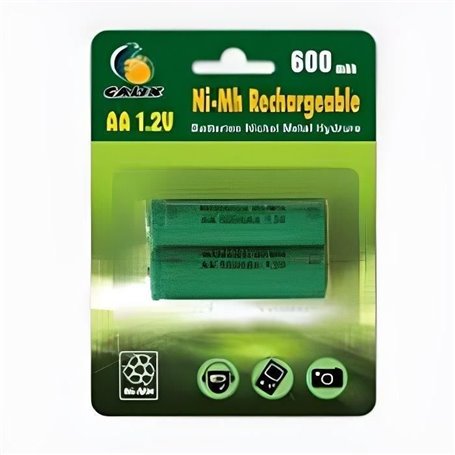 GALIX Lot de 2 piles rechargeables Ni-Mh LR06/AA - 1