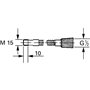 Flexible de douchette RELEXAFLEX pour mitigeurs évier - GROHE - Chromé - 1500mm