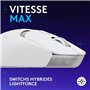 Souris Gamer - Sans fil - Logitech G - G309 Lightspeed - Blanc