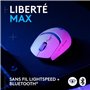 Souris Gamer - Sans fil - Logitech G - G309 Lightspeed - Blanc