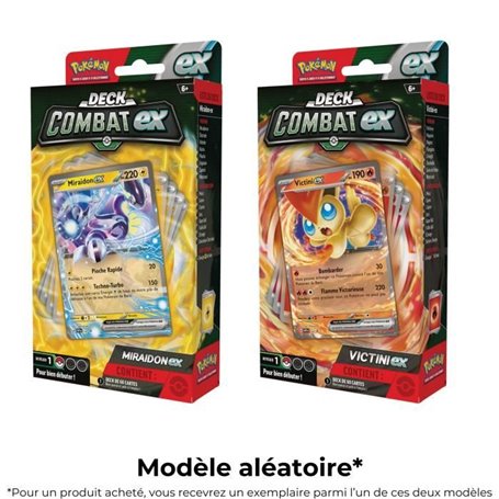 Pokémon : Deck de combat ex Miraidon ex ou Victini ex