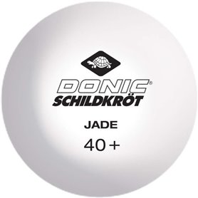 Balles de tennis de table - SCHILDKRÖT - JADE POLY 40+ - blanc -144 pcs.
