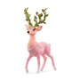 Figurine Cerf Magique rose