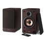 Haut-parleurs Bluetooth - SHARP - CP-SS30(BR) - Bibliotheque Marron - 2x 30W - 2 voies - Sans fil - 60W RMS