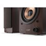 Haut-parleurs Bluetooth - SHARP - CP-SS30(BR) - Bibliotheque Marron - 2x 30W - 2 voies - Sans fil - 60W RMS