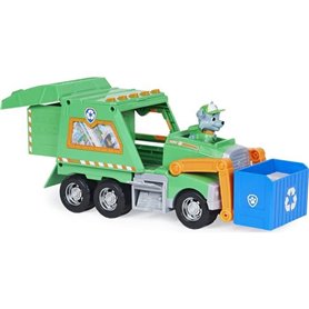 Camion-benne recyclage de Rocky - PAW PATROL - PAT PATROUILLE - 6060259 - Figurine Rocky incluse - jeu enfant