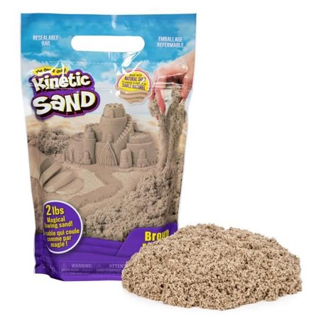 Kinetic Sand Sable Magique - Pack De Sable Naturel 907 G - Créez Différentes Formes Hypnotisantes Avec Ce Sable Magique Et Color