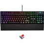 THE G-LAB KEYZ RUBIDIUM CLAVIER MÉCANIQUE RED SWITCH ET RGB COMPLeTEMENT PERSONNALISABLE AVEC REPOSE-POIGNET - AZERTY