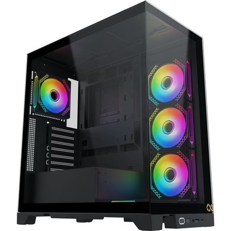 Boîtier PC - XIGMATEK - Endorphin Ultra (Noir) - Moyen tour - Format ATX - Ventilateurs LED A-RGB