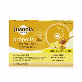 Bonbons gélifiés Juanola Propolis Citron Miel 24 Unités