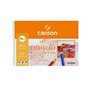 Bloc à dessin Canson Basik Blanc Multicouleur A4 Carton 20 Volets Lisse Avec cadre Microperforé