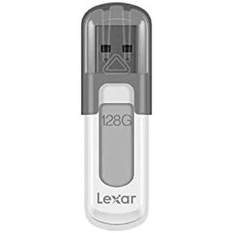 Clé USB Lexar JumpDrive V100 Blanc Blanc/Gris 128 GB