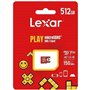 Carte Micro SD Lexar LMSPLAY512G-BNNNG 512 GB