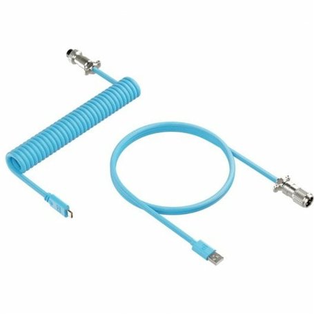 Câble USB A vers USB-C Newskill NS-AC-COILC-B Bleu