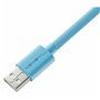 Câble USB A vers USB-C Newskill NS-AC-COILC-B Bleu