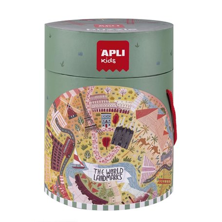 Puzzle Apli The World Landmarks Circulaire