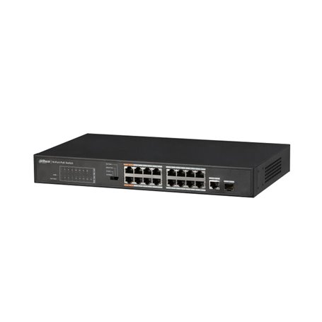 Dahua Technology PFS3117-16ET-135 commutateur réseau Non-géré L2 Fast Ethernet (10/100) Connexion Ethernet