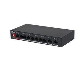 Dahua Technology PoE PFS3010-8ET-96-V2 commutateur réseau Non-géré Gigabit Ethernet (10/100/1000) Connexion Ethernet