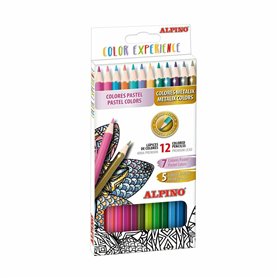 Crayons de couleur Alpino Color Experience métallique Gâteau